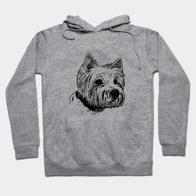 My favourite dog. Hoodie by ElizabethArt